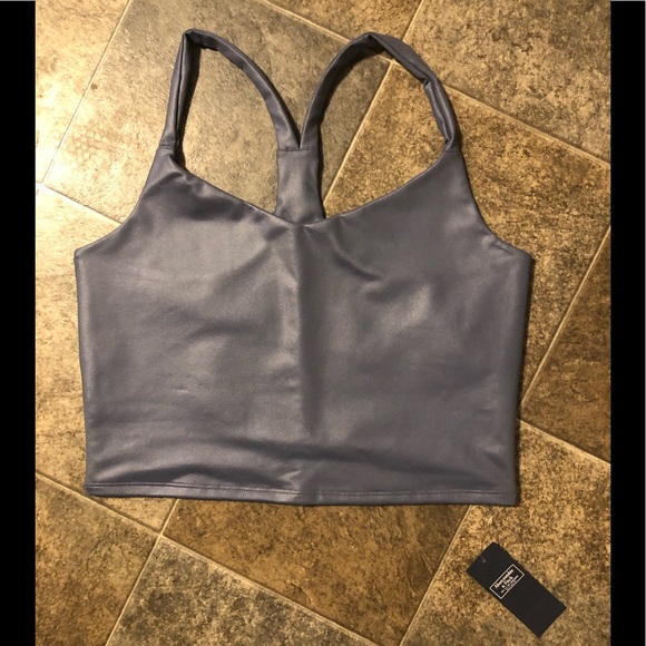 ABERCROMBIE Sheen V-Neck Racerback Tank NWT - Picture 7 of 10